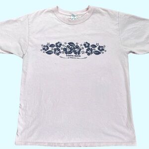 Costa Maya baby pink tee